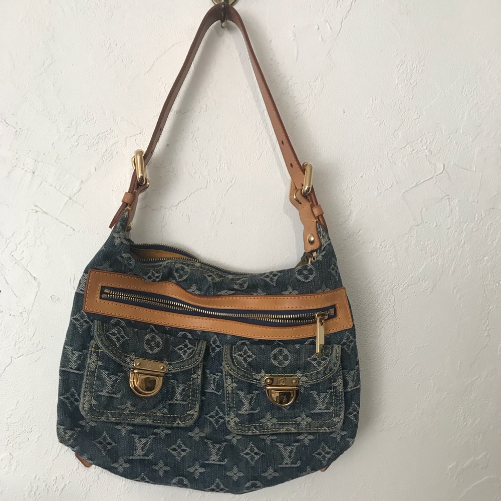 Authentic Louis Vuitton denim monogram